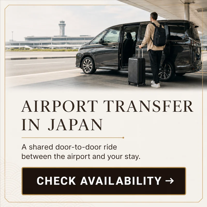 NearMe airport transfer in Japan - check availability