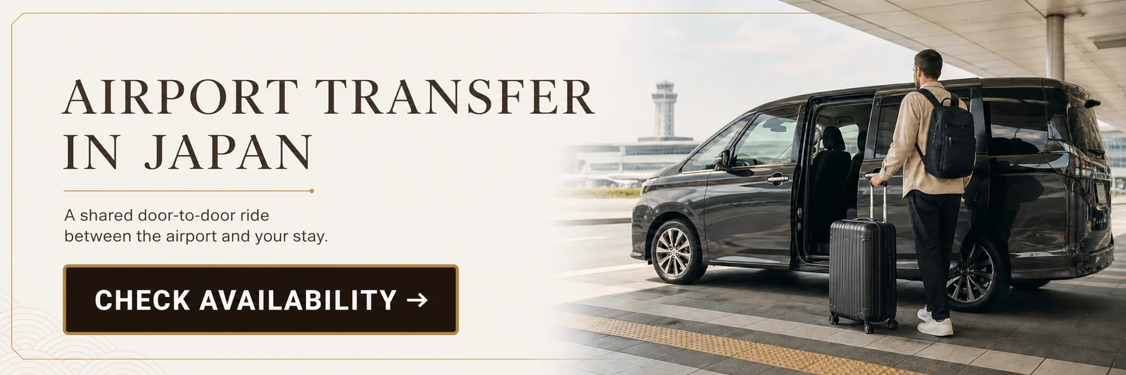 NearMe airport transfer in Japan - check availability