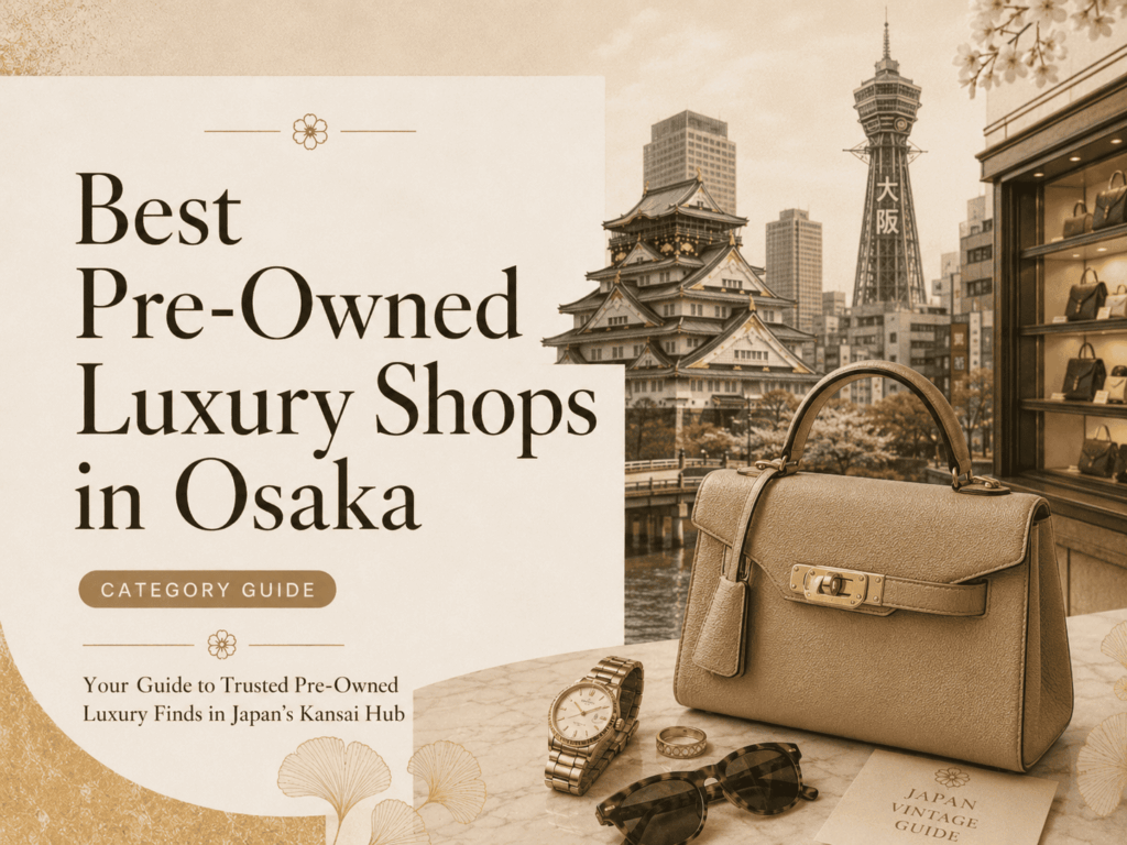 Pre-Owned Luxury Shops in Osaka: Tourist Guide