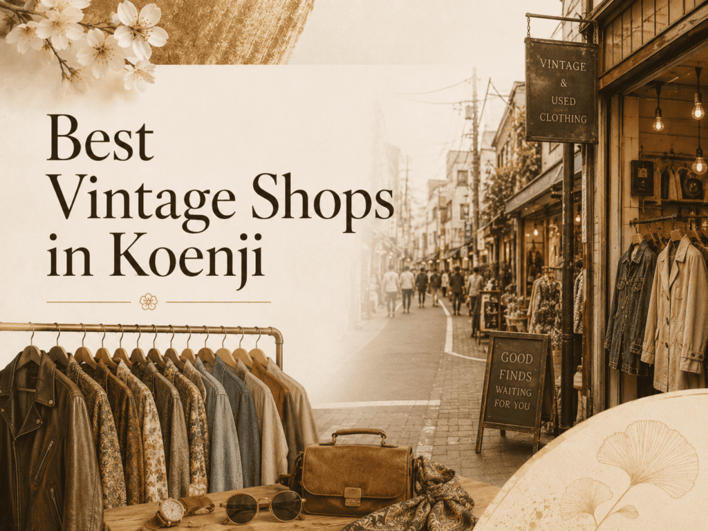 Vintage and Second-Hand Shops in Koenji for Tourists