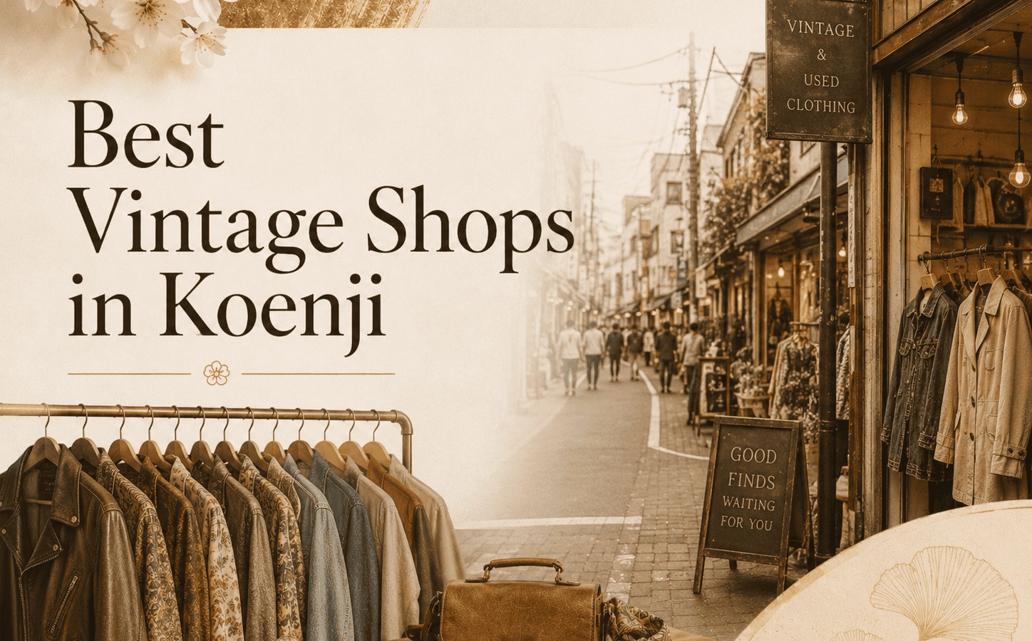 Vintage and Second-Hand Shops in Koenji for Tourists