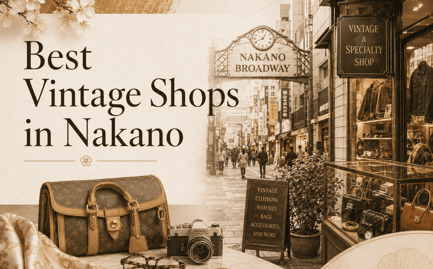 Vintage and Second-Hand Shops in Nakano for Tourists