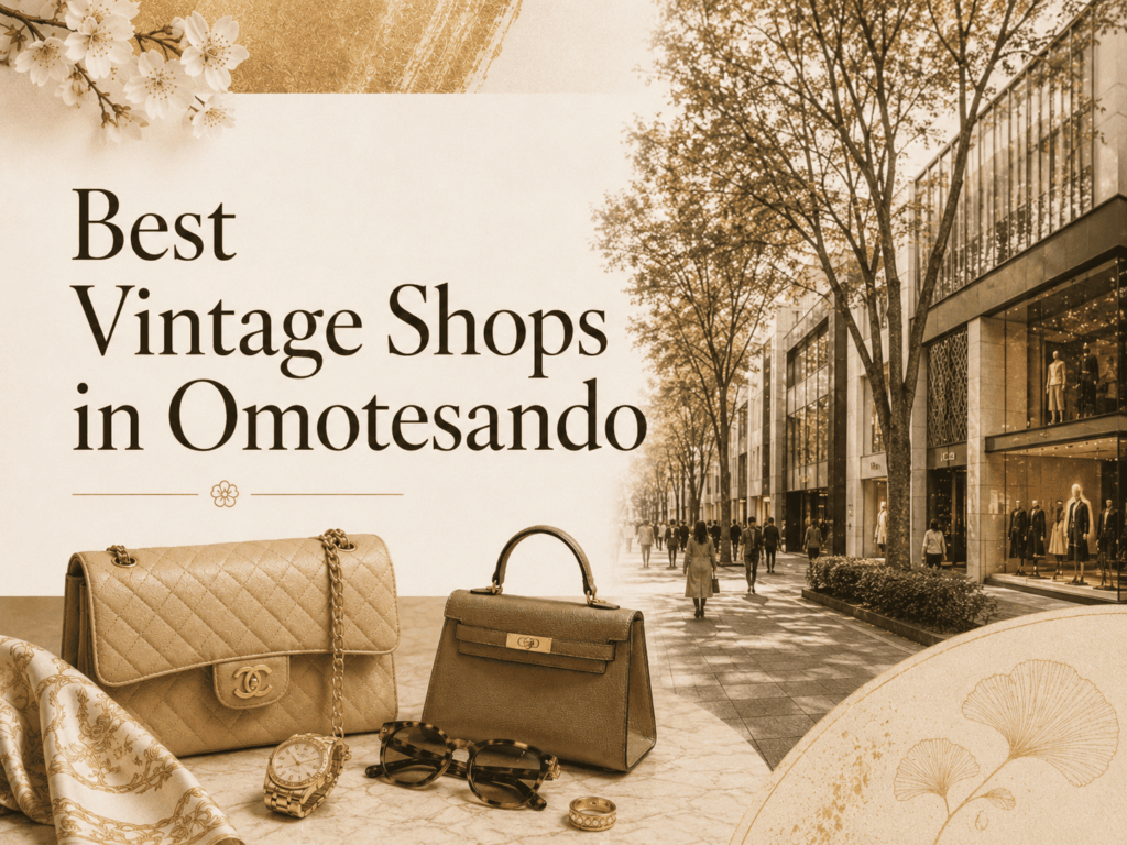 Vintage and Second-Hand Shops in Omotesando for Tourists