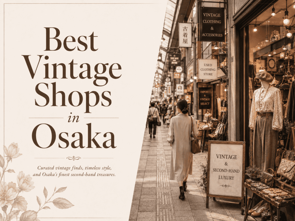 Vintage and Second-Hand Shops in Osaka for Tourists