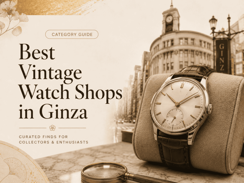 Pre-Owned and Vintage Watch Shops in Ginza: Tourist Guide