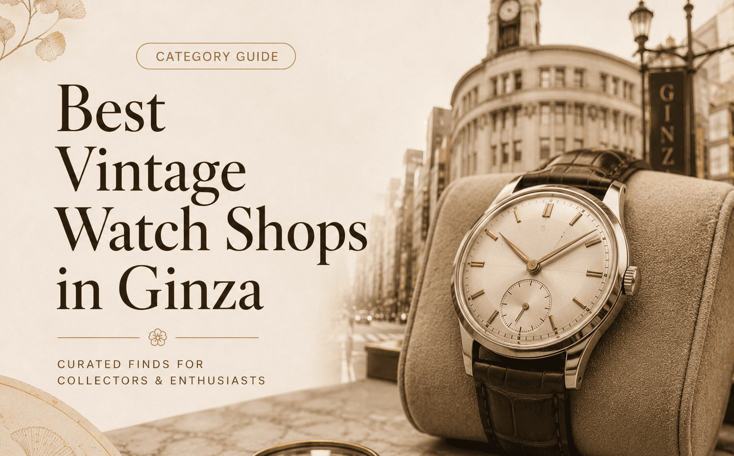Pre-Owned and Vintage Watch Shops in Ginza: Tourist Guide