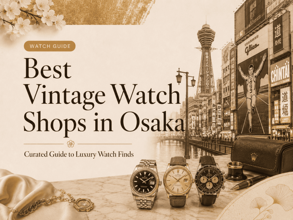 Pre-Owned and Vintage Watch Shops in Osaka: Tourist Guide