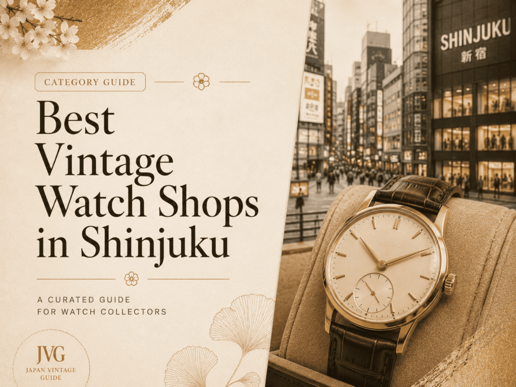 Pre-Owned and Vintage Watch Shops in Shinjuku: Tourist Guide