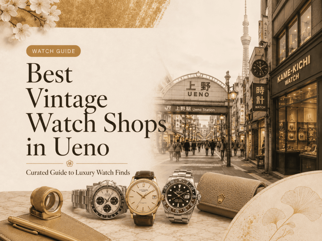 Vintage Watches in Ueno: Okachimachi Shopping Guide