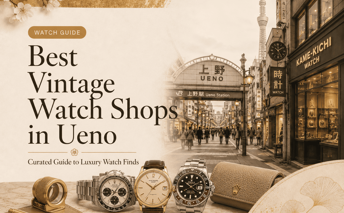 Vintage Watches in Ueno: Okachimachi Shopping Guide