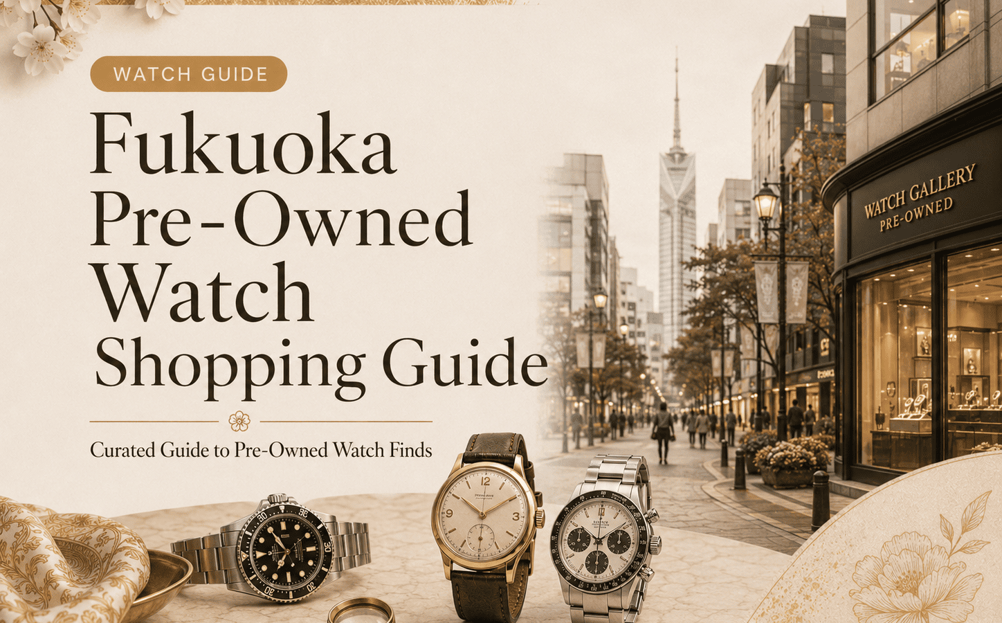 Pre-Owned Watches in Fukuoka: Shopping Guide for Tourists