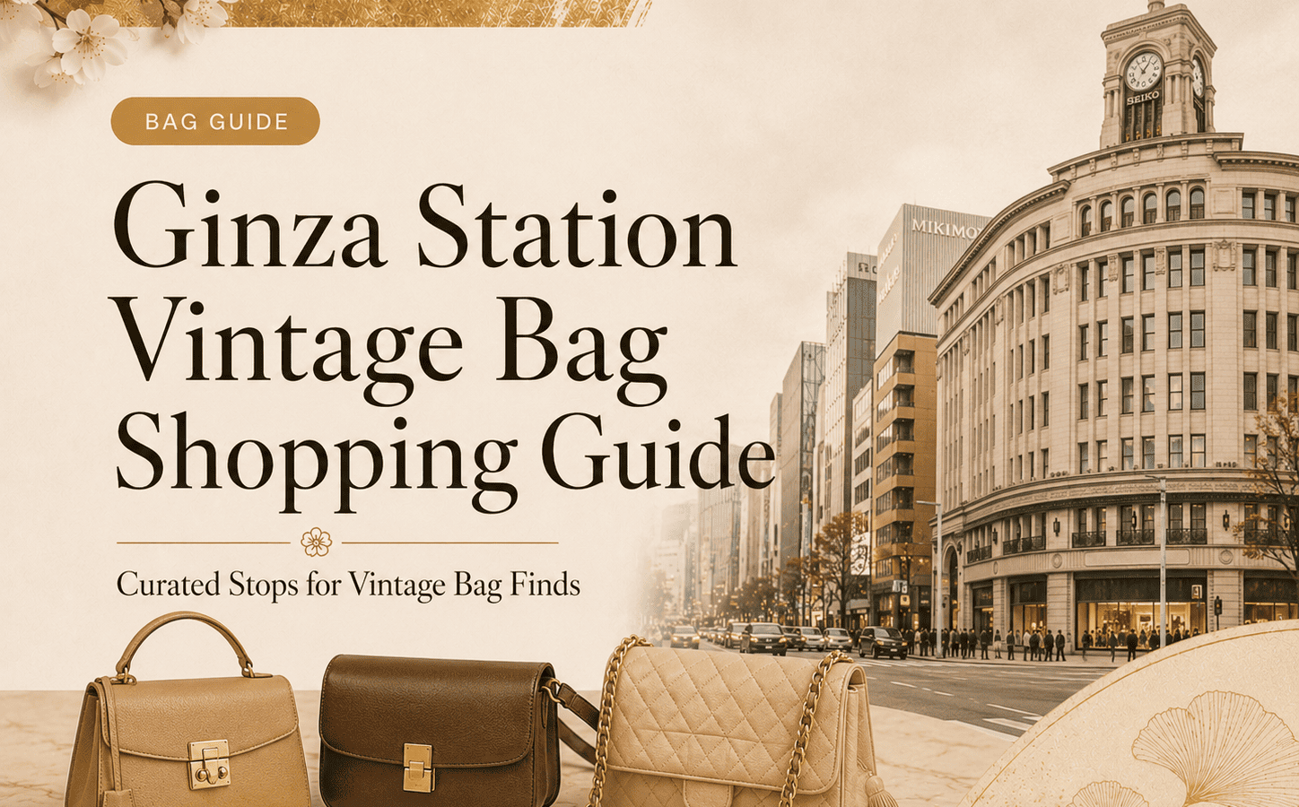 Vintage Bags near Ginza Station: Shopping Guide for Tourists