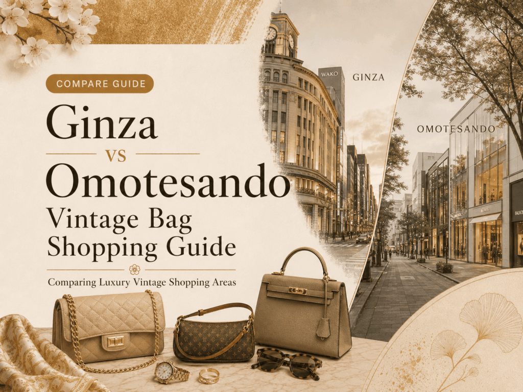 Ginza vs Omotesando Vintage Bag Shopping Guide