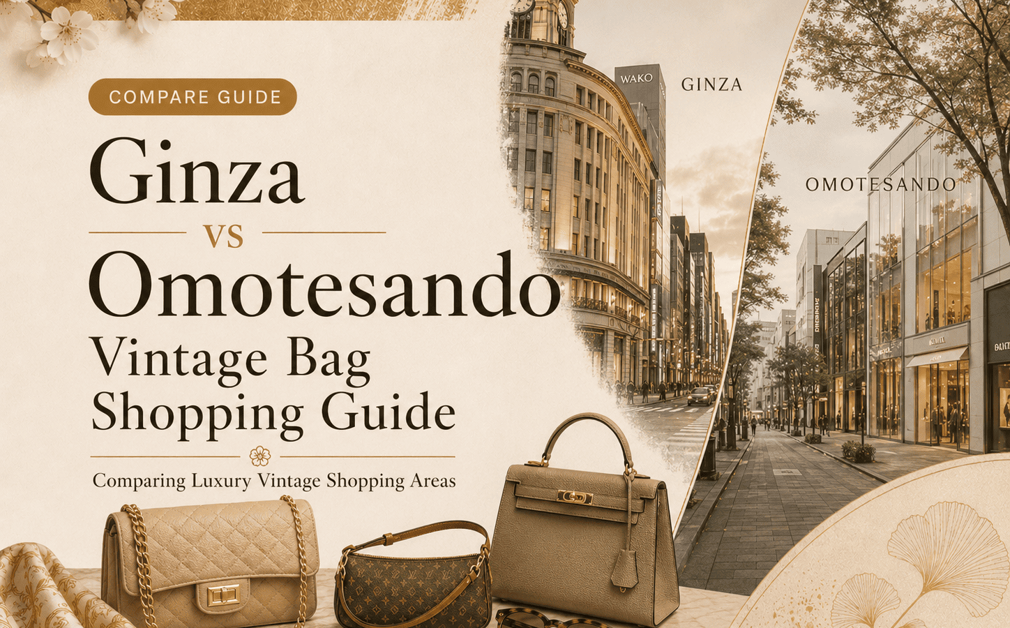 Ginza vs Omotesando Vintage Bag Shopping Guide