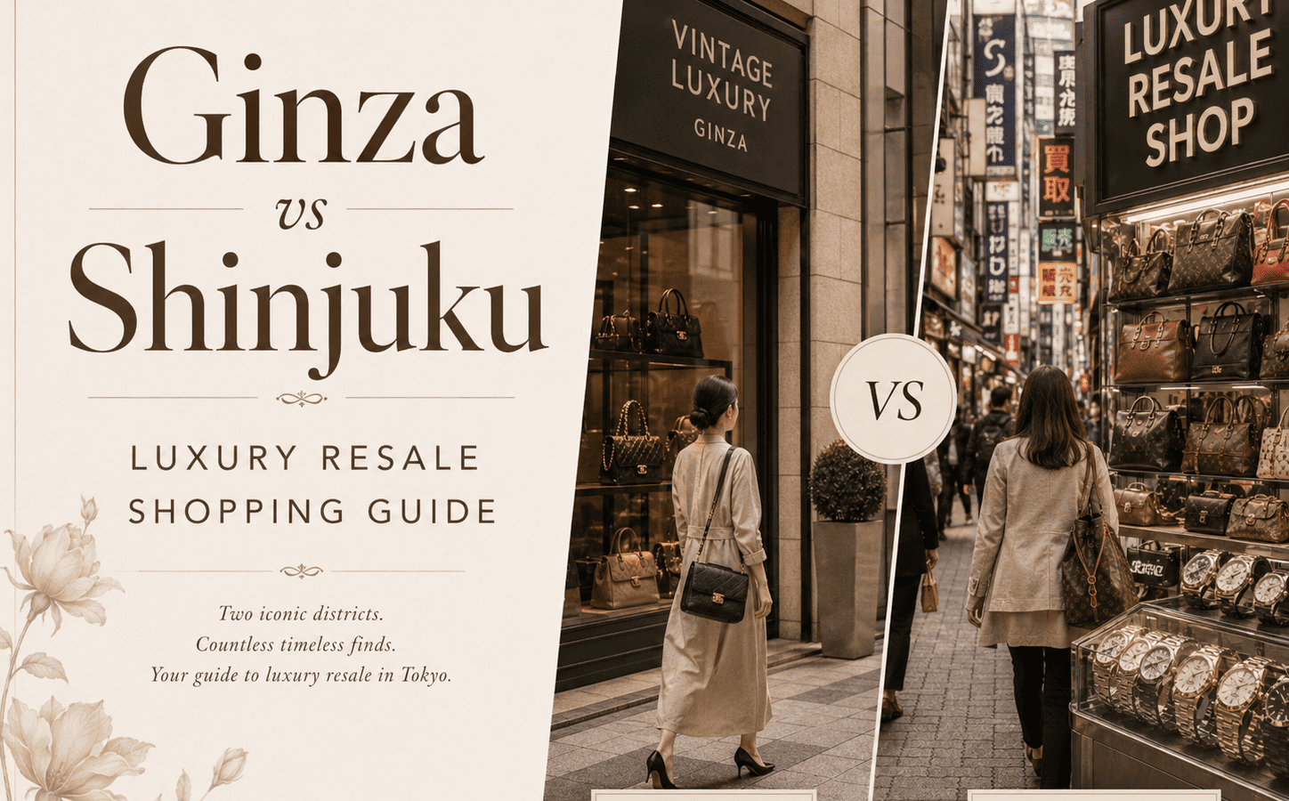 Ginza vs Shinjuku Luxury Resale Shopping Guide