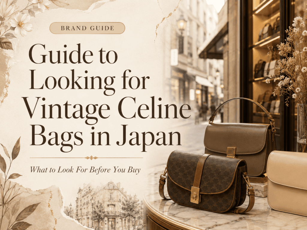 Vintage Celine Bags in Japan: Shopping Guide for Tourists
