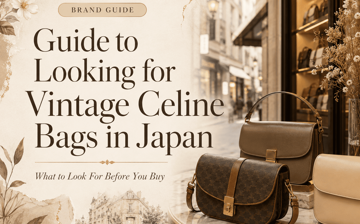 Vintage Celine Bags in Japan: Shopping Guide for Tourists