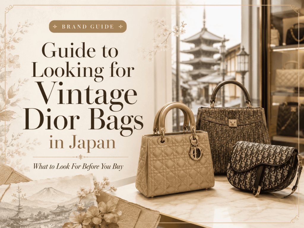 Vintage Dior Bags in Japan: Shopping Guide for Tourists