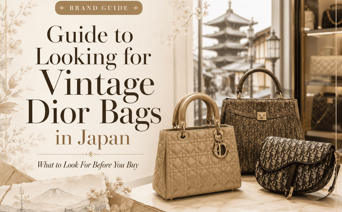 Vintage Dior Bags in Japan: Shopping Guide for Tourists