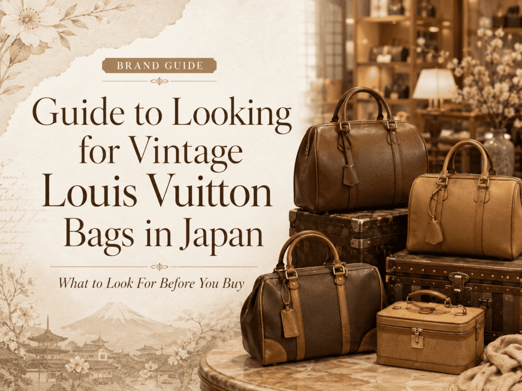 Vintage Louis Vuitton Bags in Japan: Shopping Guide for Tourists