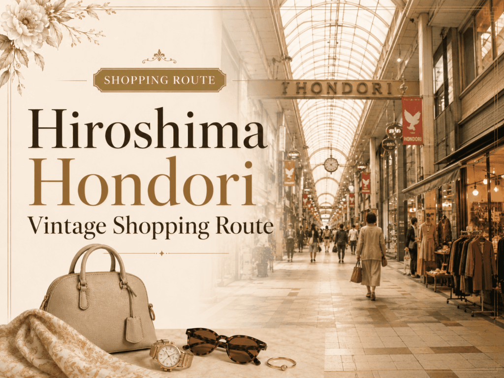 Hiroshima Vintage Shopping: Second-Hand Stores near Hondori