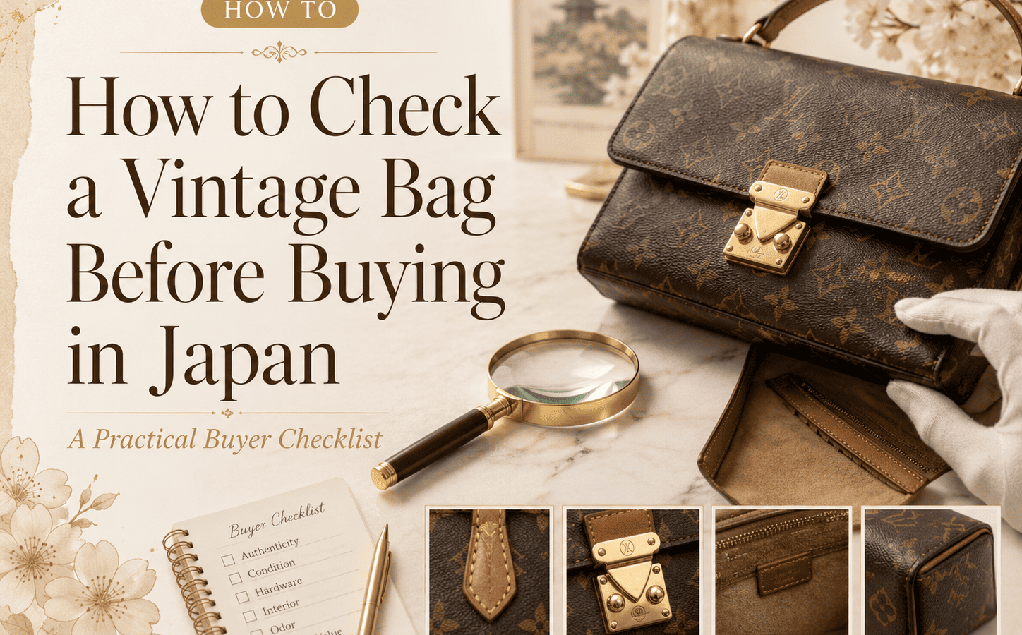 How to Check a Vintage Bag Before Buying in Japan