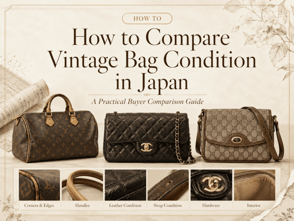 How to Compare Vintage Bag Condition in Japan