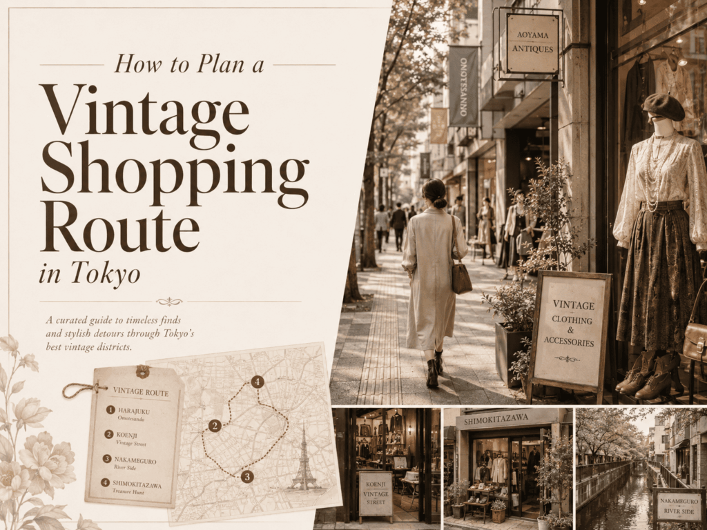 How to Plan a Vintage Shopping Route in Tokyo