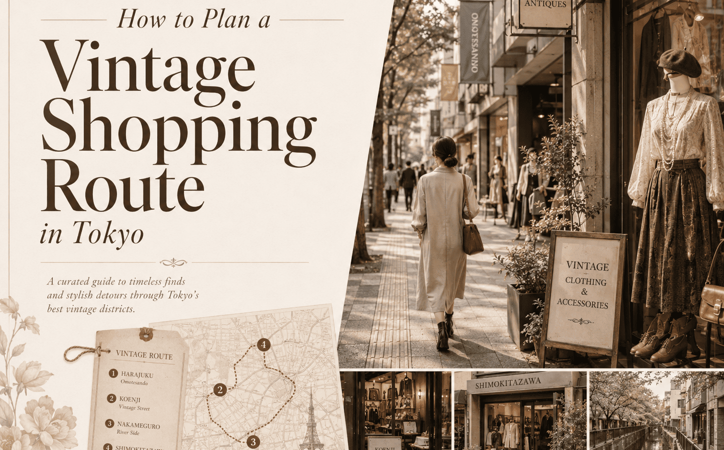 How to Plan a Vintage Shopping Route in Tokyo