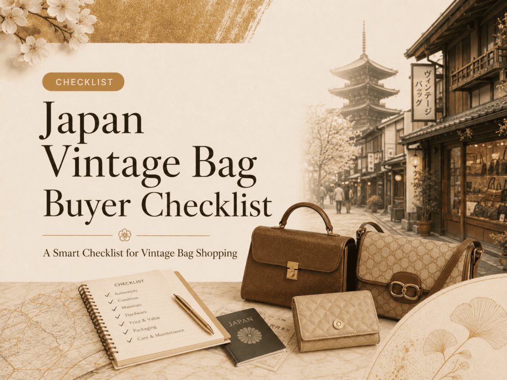 Japan Vintage Bag Buyer Checklist for Tourists