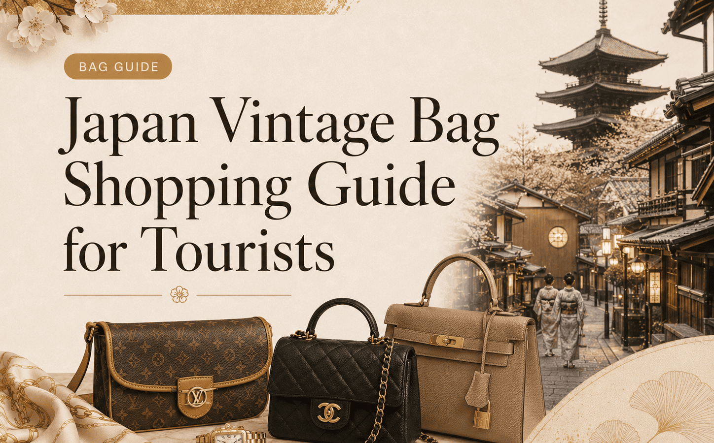 Japan Vintage Bag Shopping Guide for Tourists