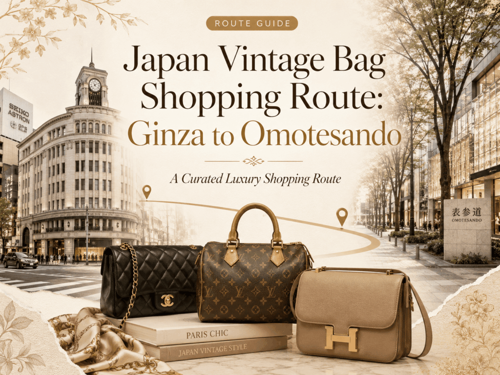 Vintage Bag Shops from Ginza to Omotesando: Shopping Route