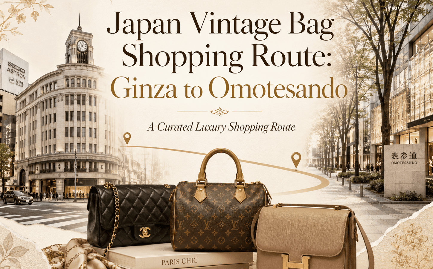 Vintage Bag Shops from Ginza to Omotesando: Shopping Route