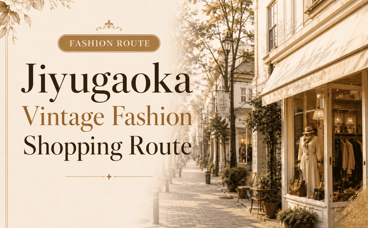 Vintage Clothing Shops in Jiyugaoka: Shopping Route for Tourists