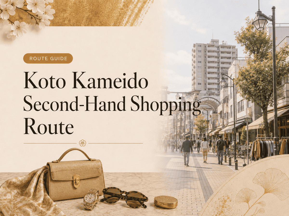Second-Hand Shops in Koto and Kameido: Shopping Route for Tourists