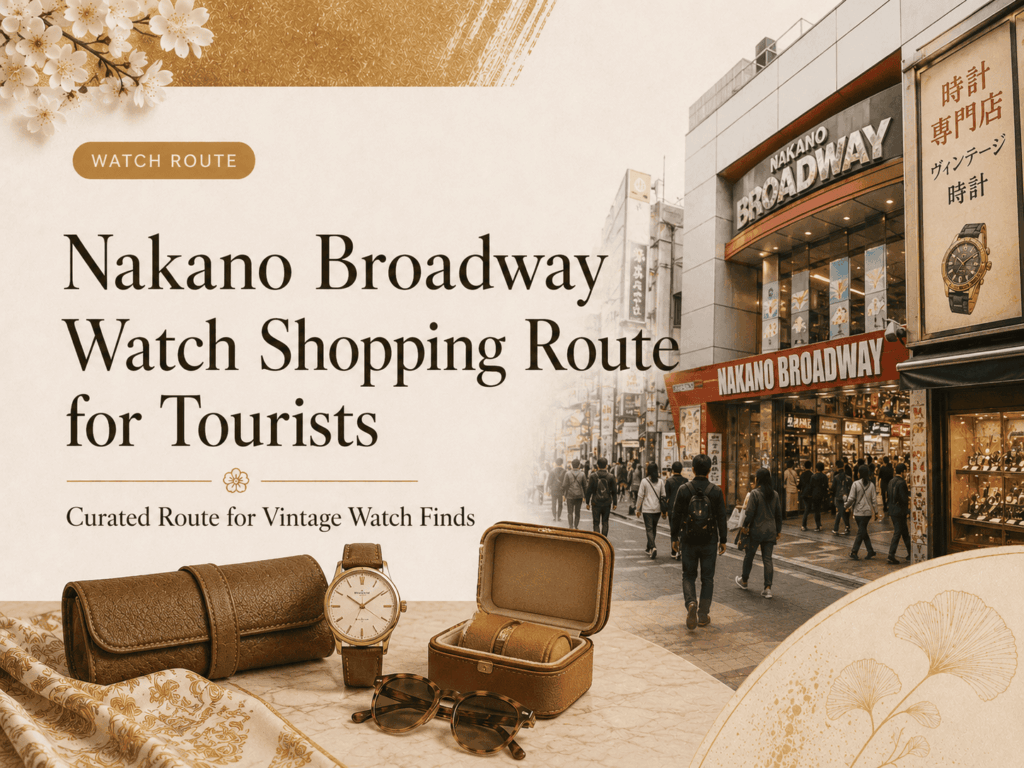 Pre-Owned Watches in Nakano Broadway: Shopping Route