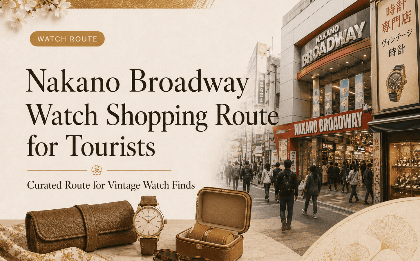 Pre-Owned Watches in Nakano Broadway: Shopping Route