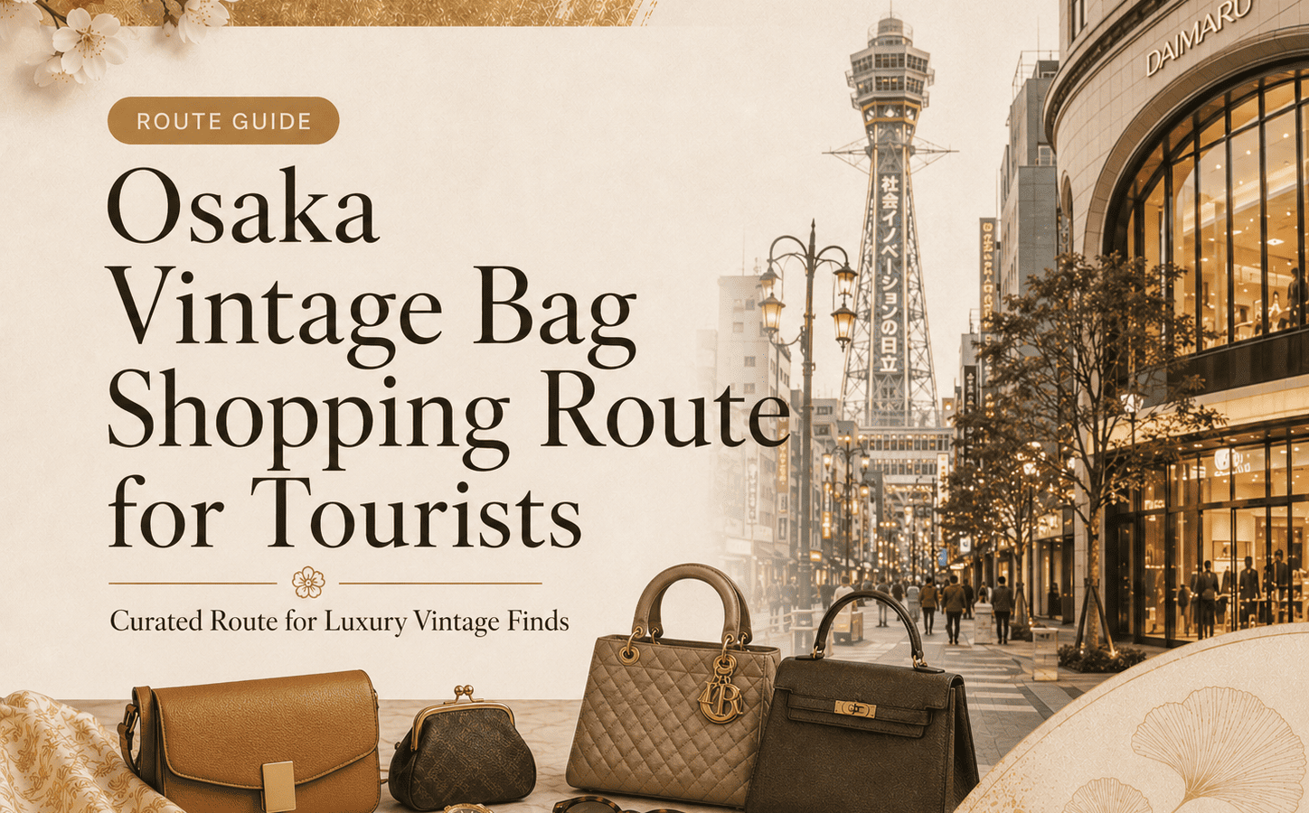 Vintage Bag Shops in Osaka: Shopping Route for Tourists