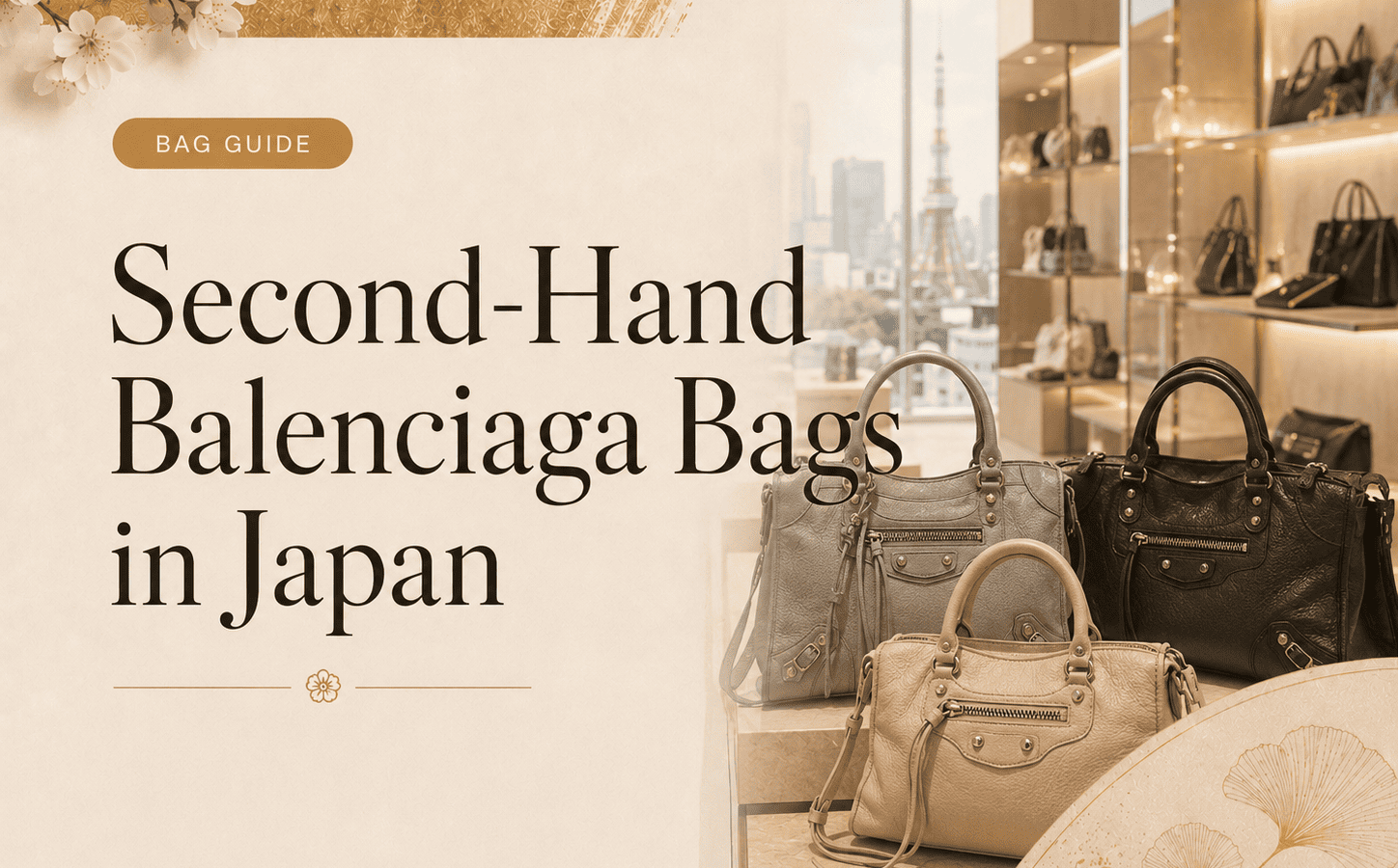 Second-Hand Balenciaga Bags in Japan: Tourist Buying Guide