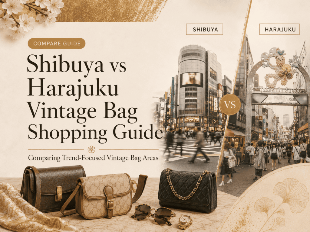 Shibuya vs Harajuku Vintage Bag Shopping Guide