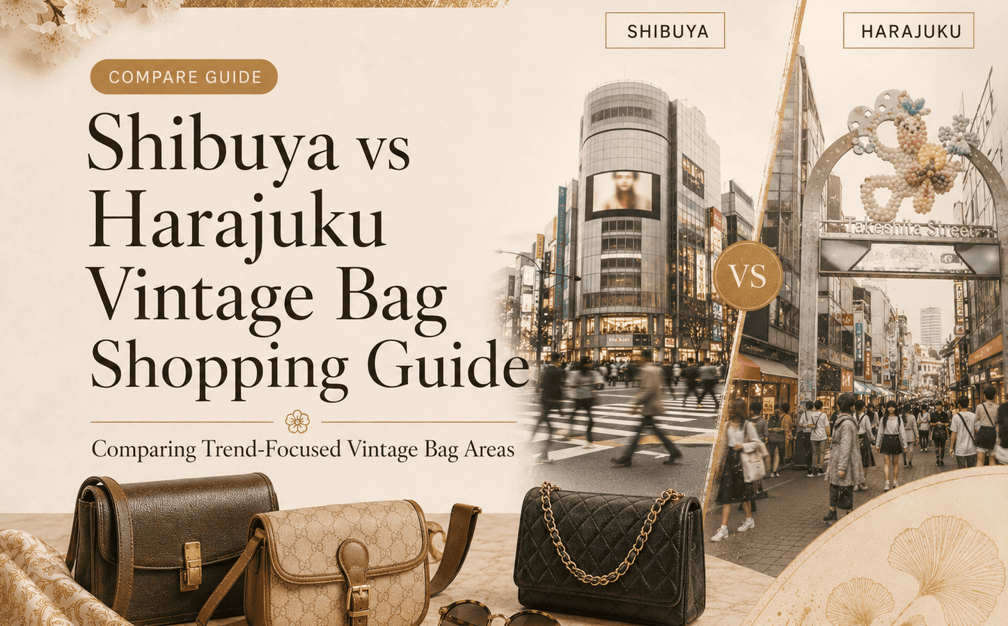 Shibuya vs Harajuku Vintage Bag Shopping Guide