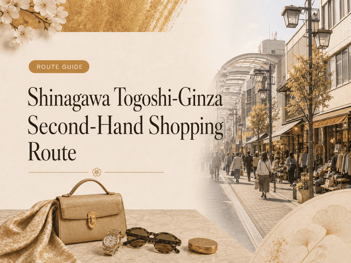Second-Hand Shops in Shinagawa and Togoshi-Ginza: Shopping Route for Tourists