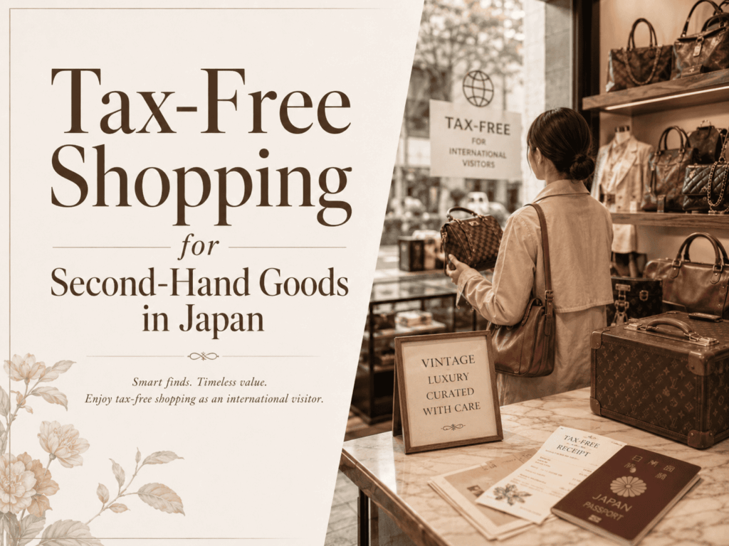 Tax-Free Shopping in Japan for Second-Hand Goods