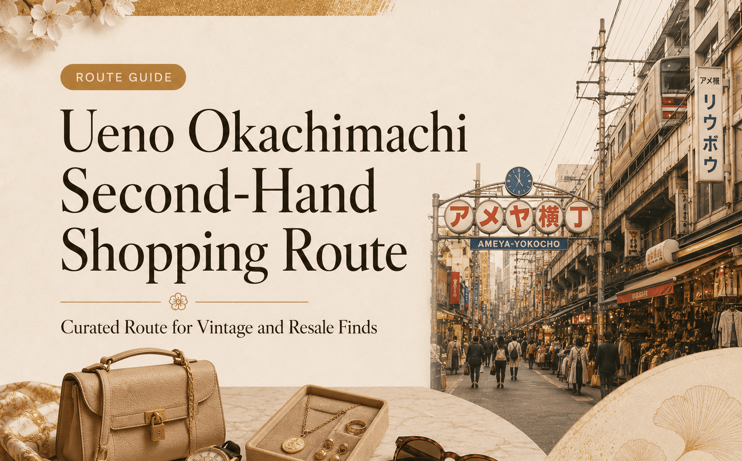 Second-Hand Shops in Ueno and Okachimachi: Shopping Route for Tourists