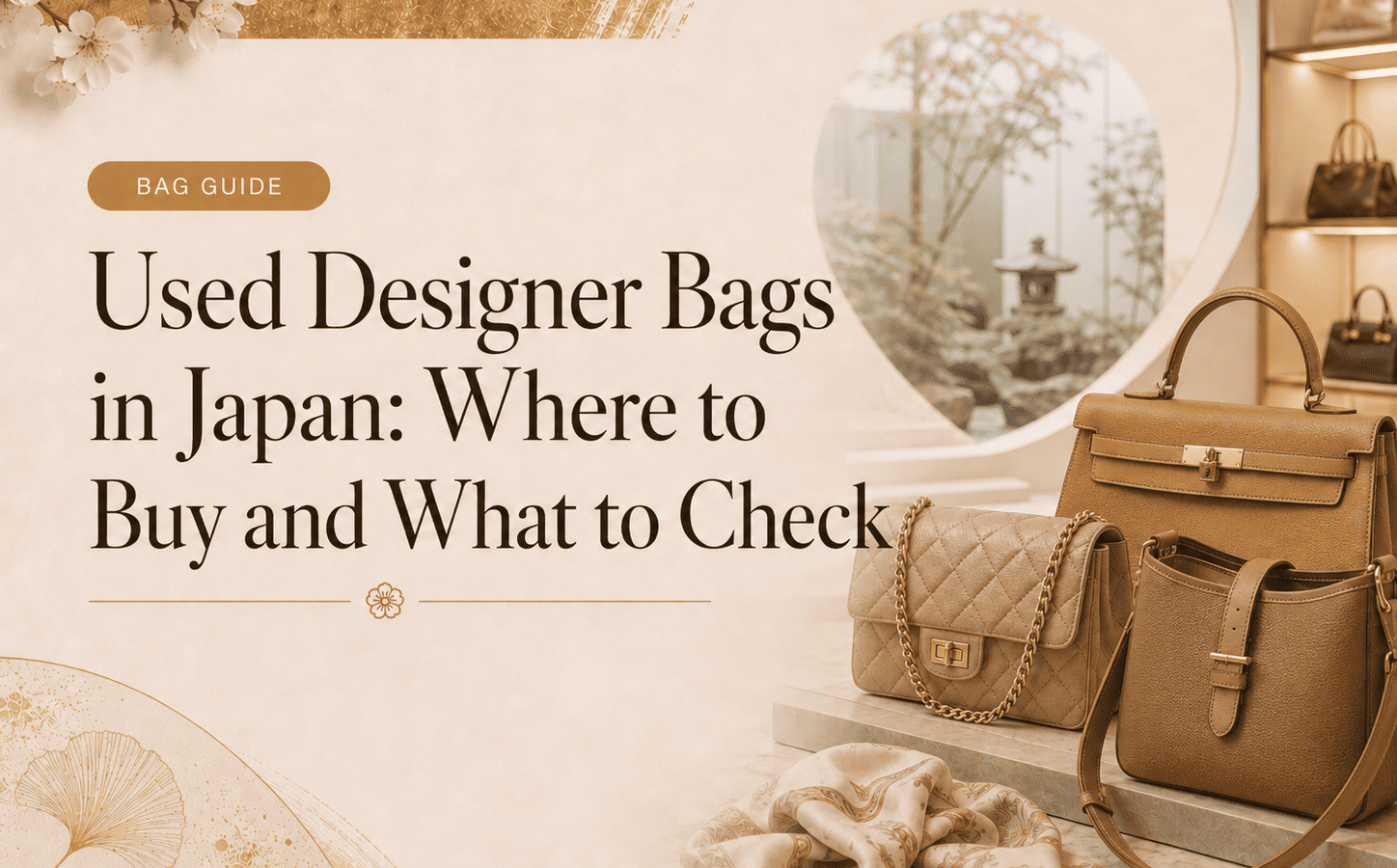 Used Designer Bags in Japan: Where to Buy and What to Check
