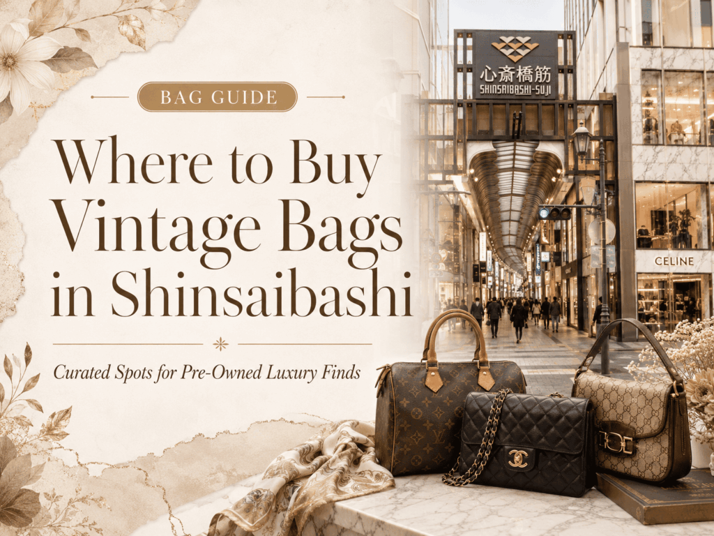 Vintage Bags in Shinsaibashi: Where to Buy Pre-Owned Luxury Bags
