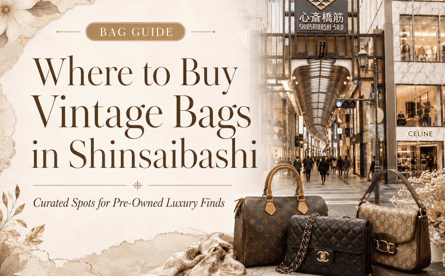 Vintage Bags in Shinsaibashi: Where to Buy Pre-Owned Luxury Bags