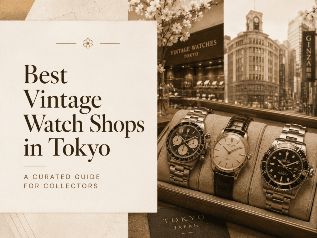 Pre-Owned and Vintage Watch Shops in Tokyo: Tourist Guide