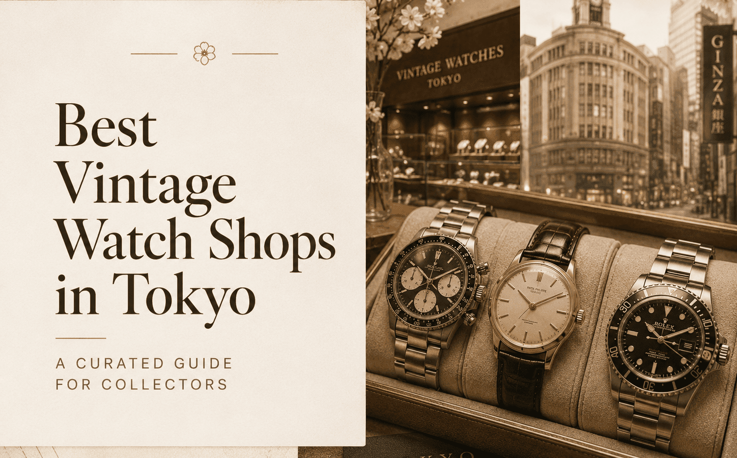 Pre-Owned and Vintage Watch Shops in Tokyo: Tourist Guide