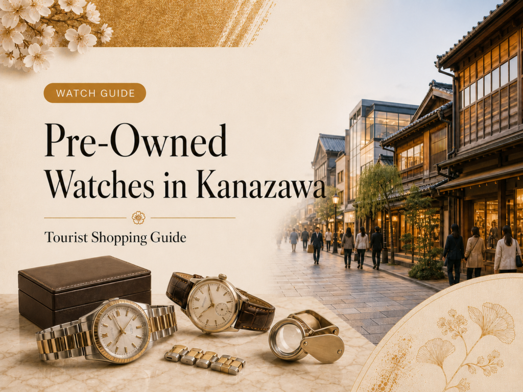 Pre-Owned Watches in Kanazawa: Tourist Shopping Guide
